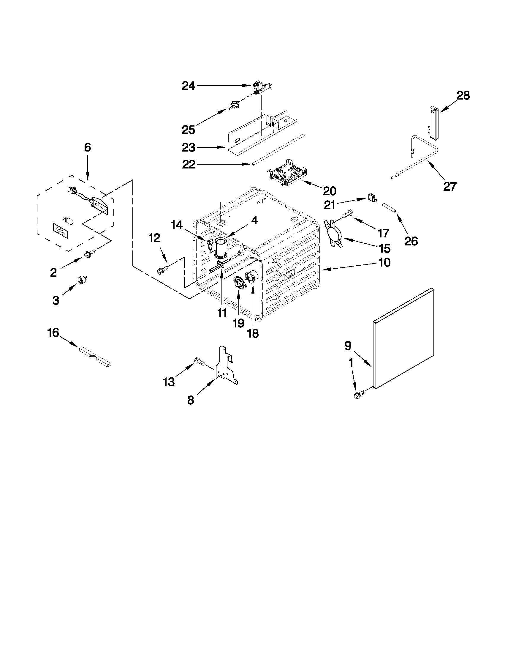 30" oven parts