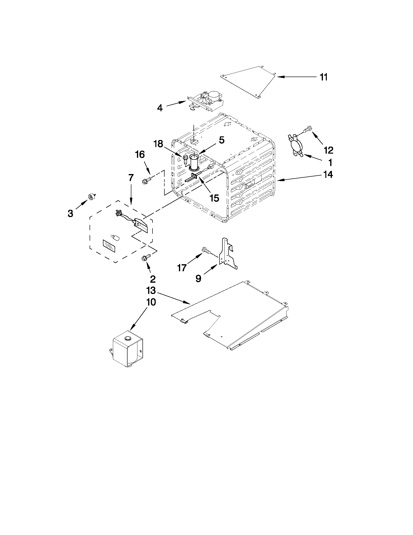 18" oven parts