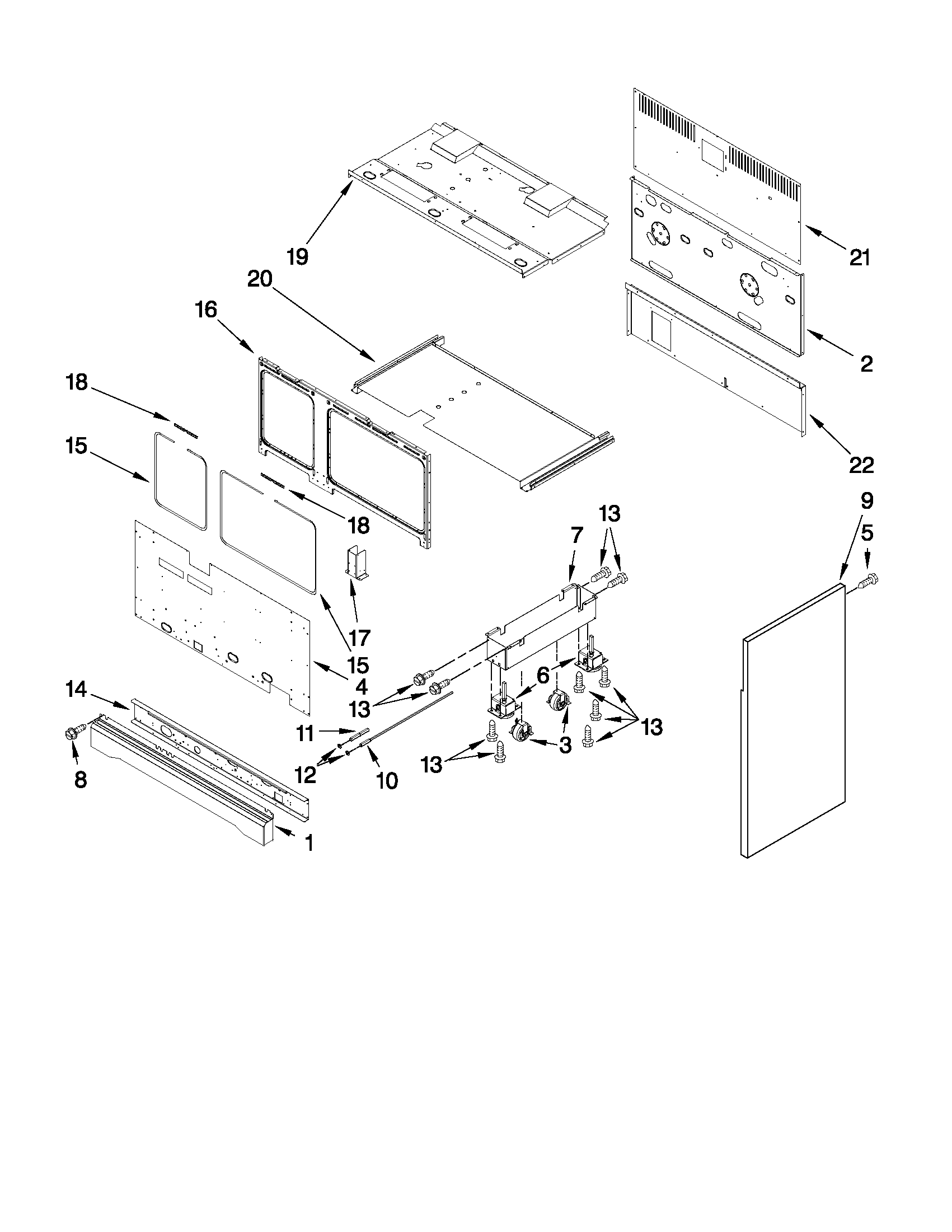 48" CHASSIS PARTS