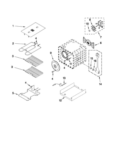 18" internal oven parts
