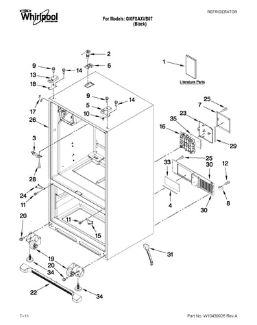 Cabinet parts