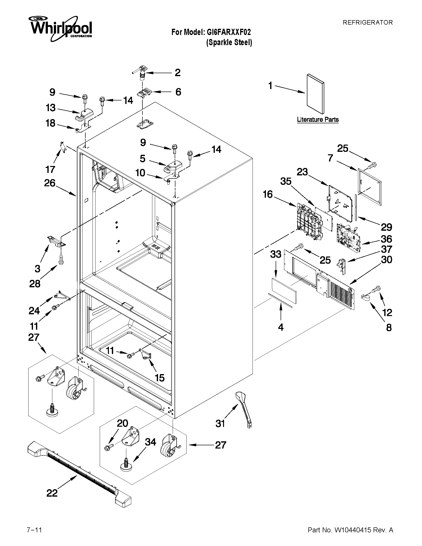 CABINET PARTS