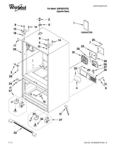 Cabinet parts