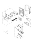 Dispenser front parts