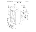 KitchenAid KFIS20XVWH5 cabinet parts diagram