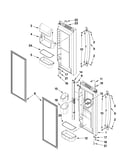 Refrigerator door parts