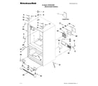 KitchenAid KFIS20XVMS7 cabinet parts diagram