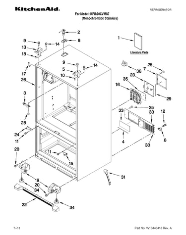 Cabinet parts