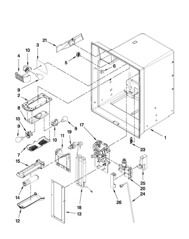 Refrigerator liner parts