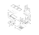 KitchenAid KFIS20XVMS7 shelf parts diagram