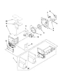 Motor and ice container parts