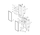 KitchenAid KFIS20XVMS7 refrigerator door parts diagram