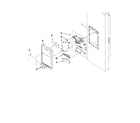 KitchenAid KFIS20XVMS7 dispenser front parts diagram