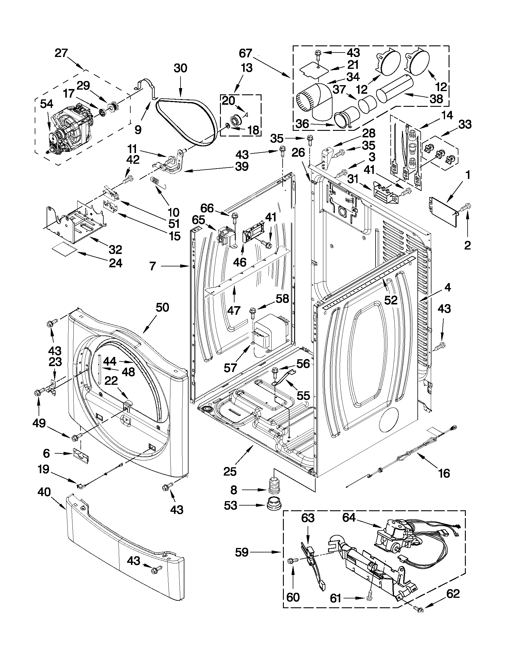 Cabinet parts