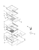 Refrigerator shelf parts