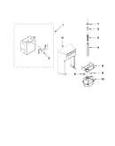 Motor and ice container parts