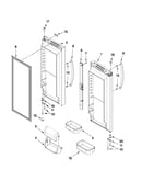 Refrigerator door parts