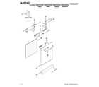 Maytag MDB6769AWS4 door and panel parts diagram