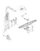Upper wash and rinse parts