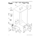 Whirlpool WSF26C2EXF01 cabinet parts diagram