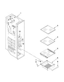 Freezer liner parts