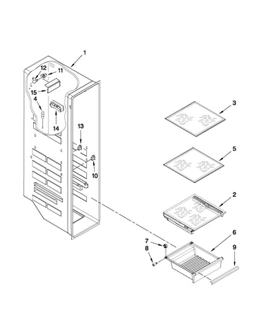 Freezer liner parts