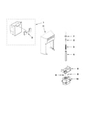 Motor and ice container parts