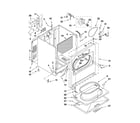 Whirlpool 7EWED1705YM0 cabinet parts diagram