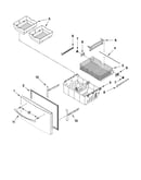 Freezer door parts