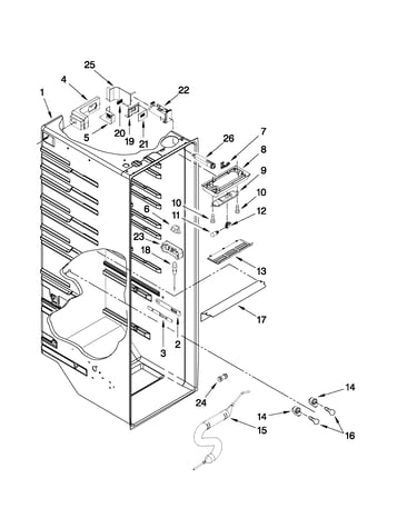Refrigerator liner parts