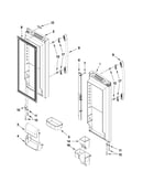 Refrigerator door parts