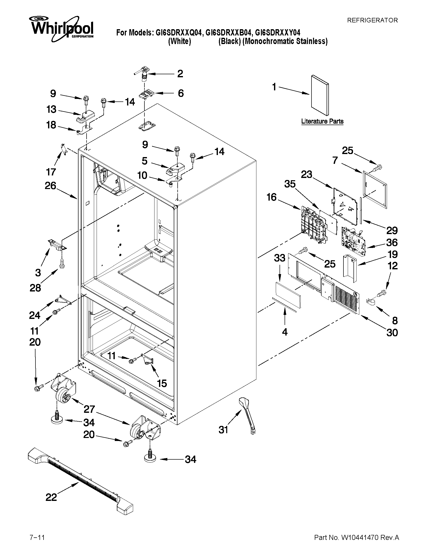 CABINET PARTS