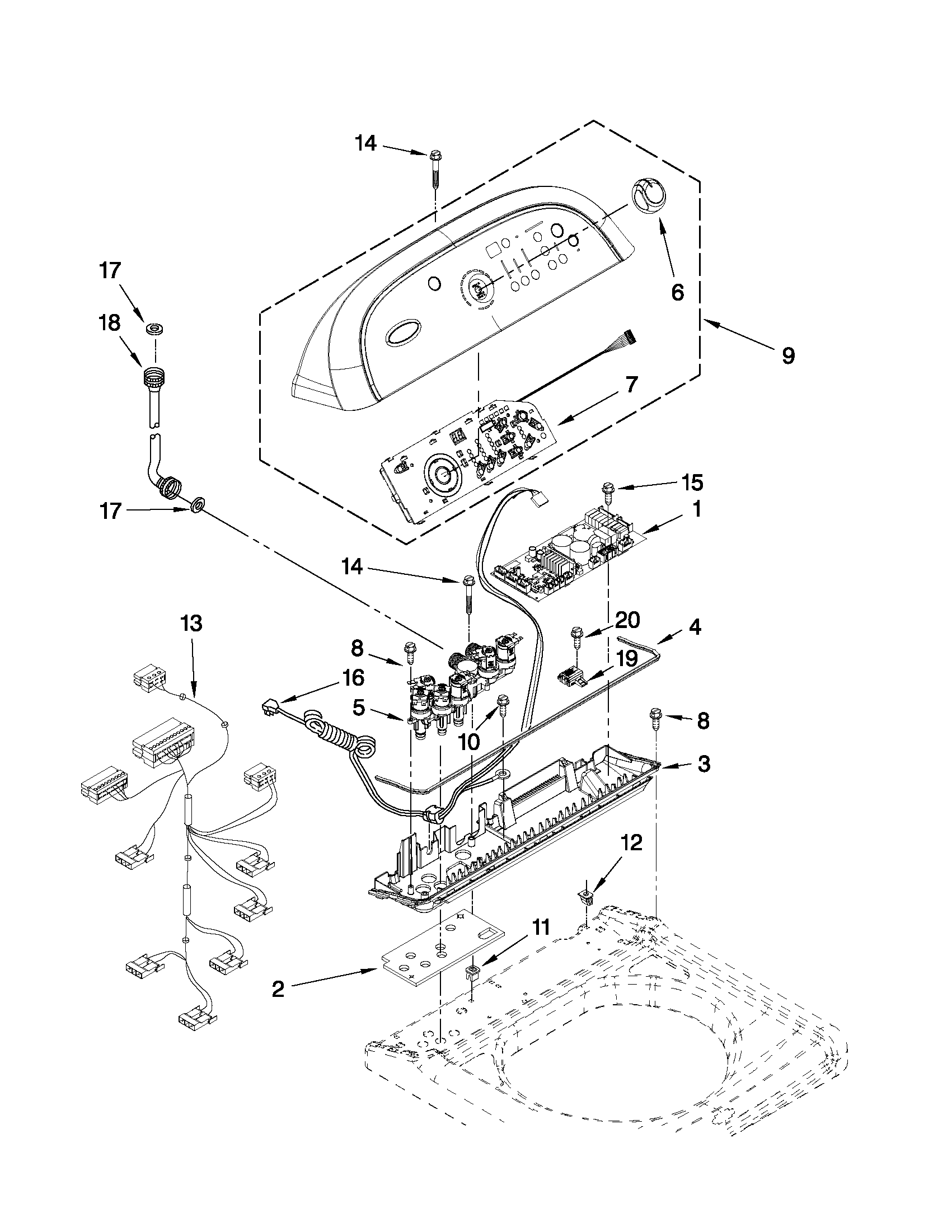 Control panel parts