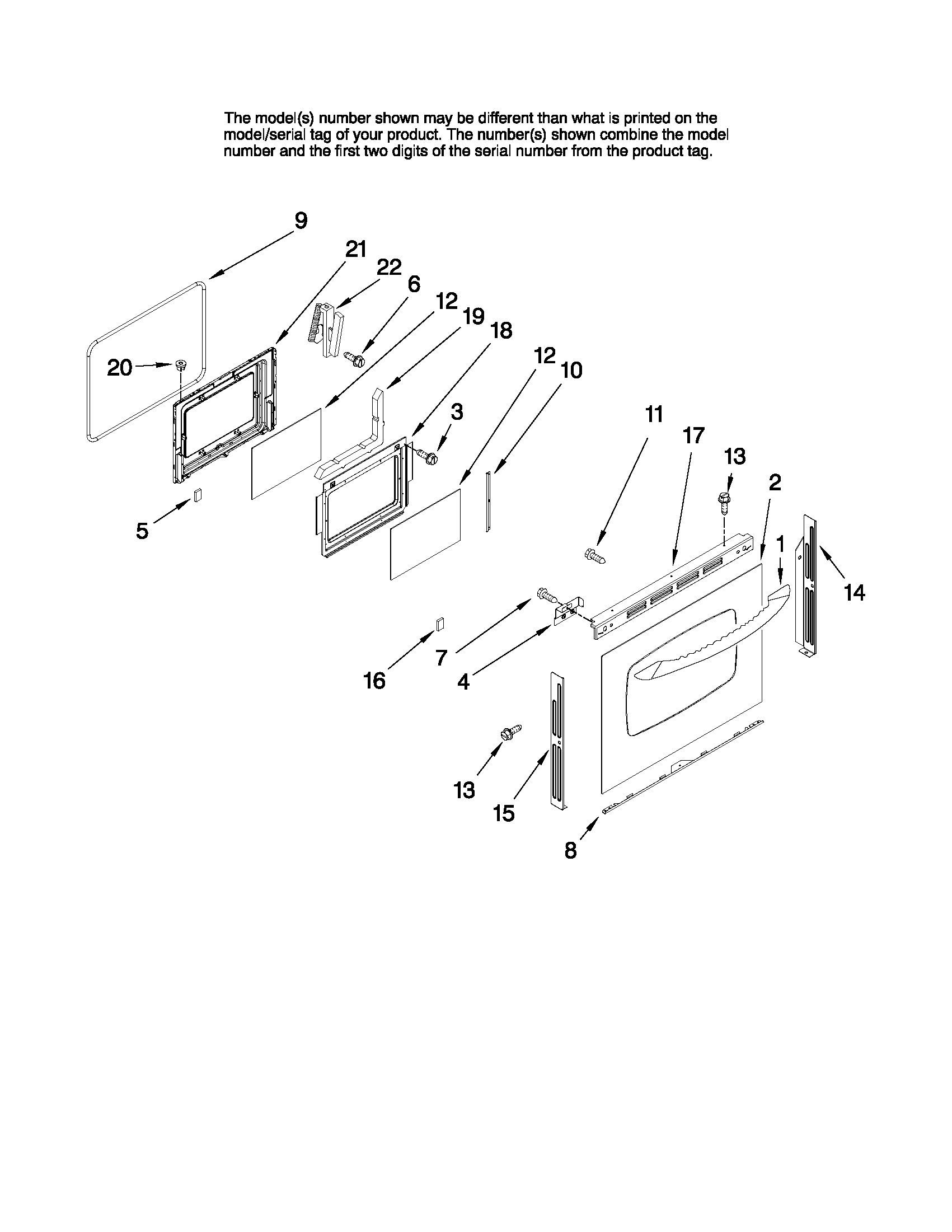 Lower door parts