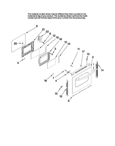 Lower door parts