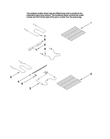Rack and element parts