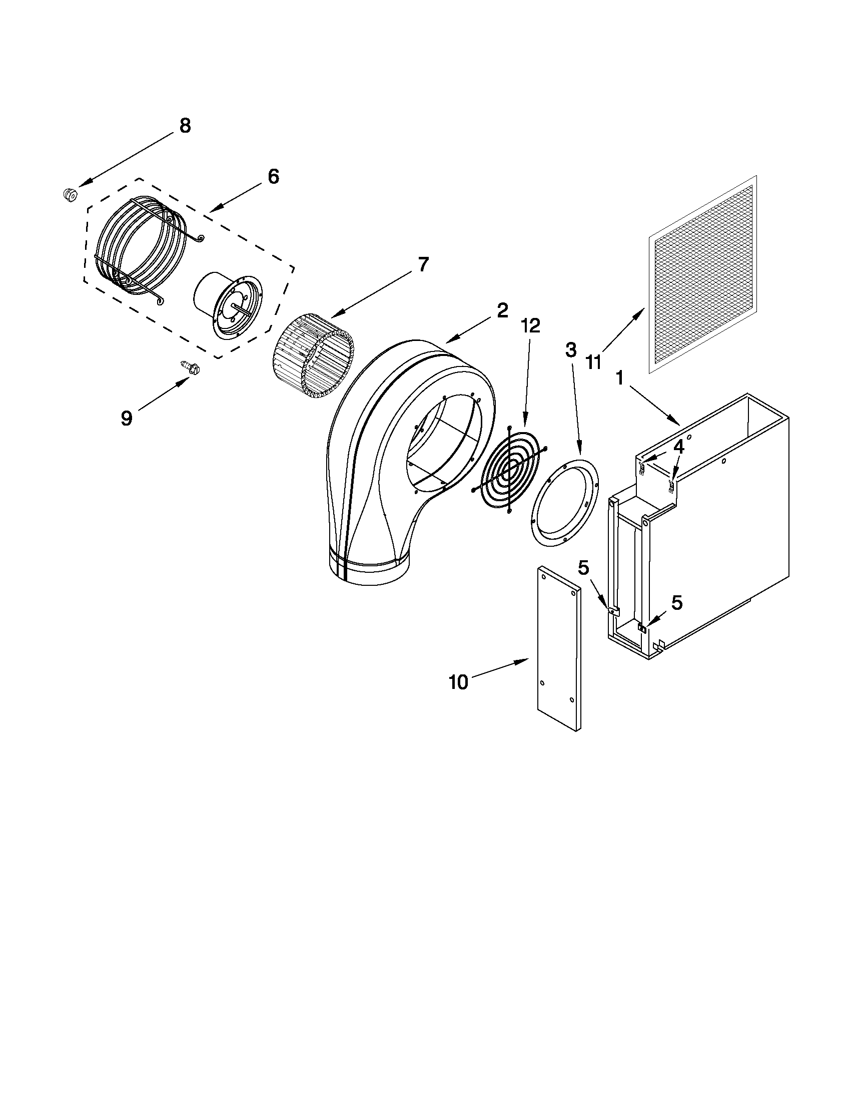 Blower unit parts