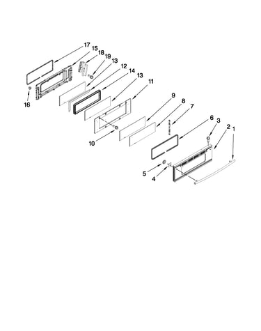 Upper door parts