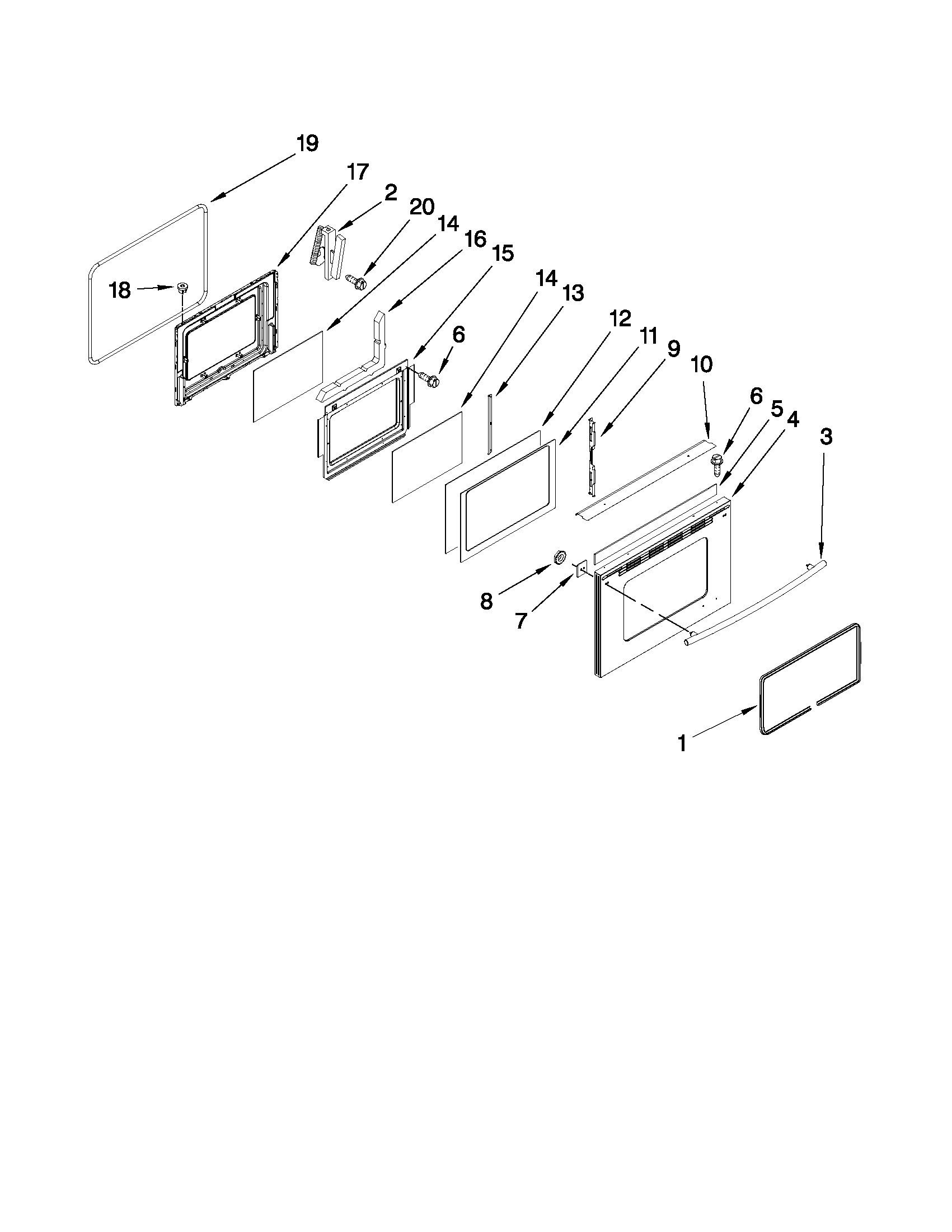 Lower door parts