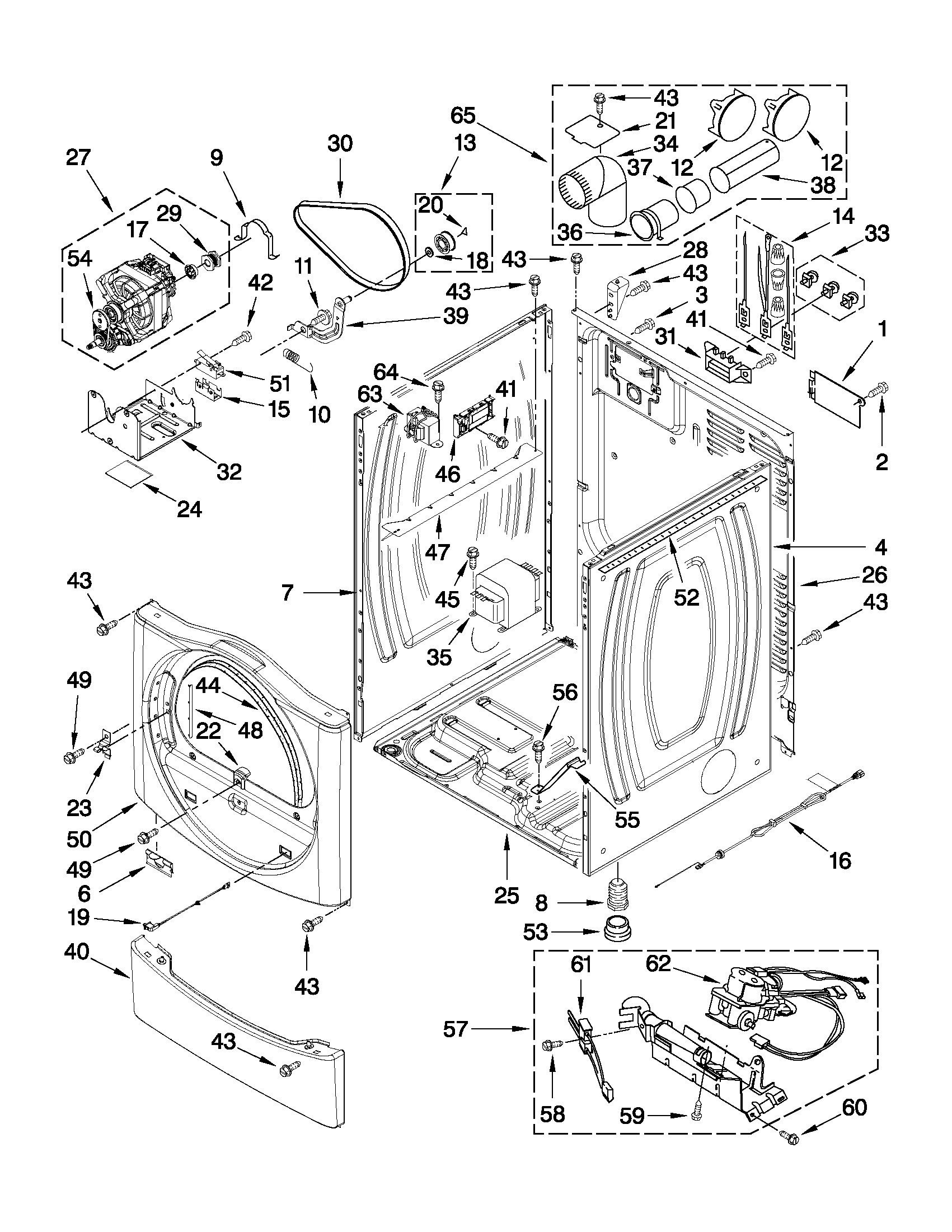 Cabinet parts