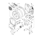 Maytag MDG25PNAGW0 bulkhead parts diagram