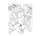 Maytag MGDX700XW1 bulkhead parts diagram