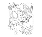 Maytag YMEDB750YW0 bulkhead parts diagram