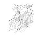Maytag MEDB950YW0 cabinet parts diagram