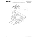 Maytag MGR7665WB3 cooktop parts diagram