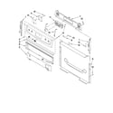 Maytag MGR7665WB3 control panel parts diagram