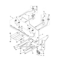Maytag MGR7665WB3 manifold parts diagram