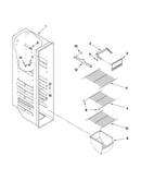 Freezer liner parts