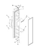 Freezer door parts