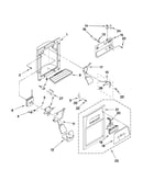 Dispenser front parts